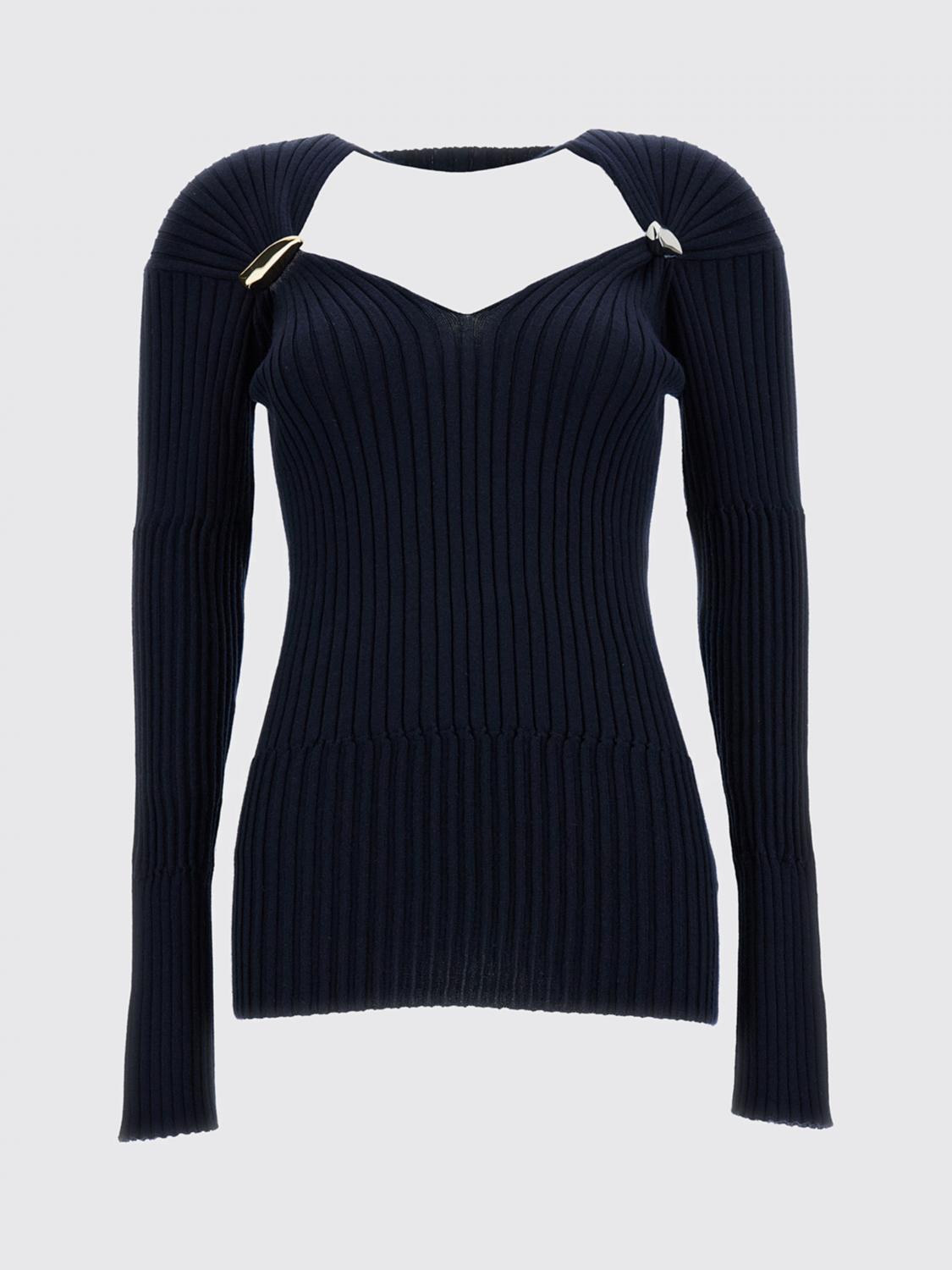 Bottega Veneta Sweater Woman Blue BOTTEGA VENETA