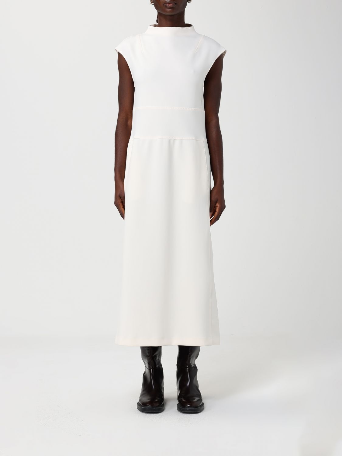 Max Mara Dress Woman Ivory MAX MARA