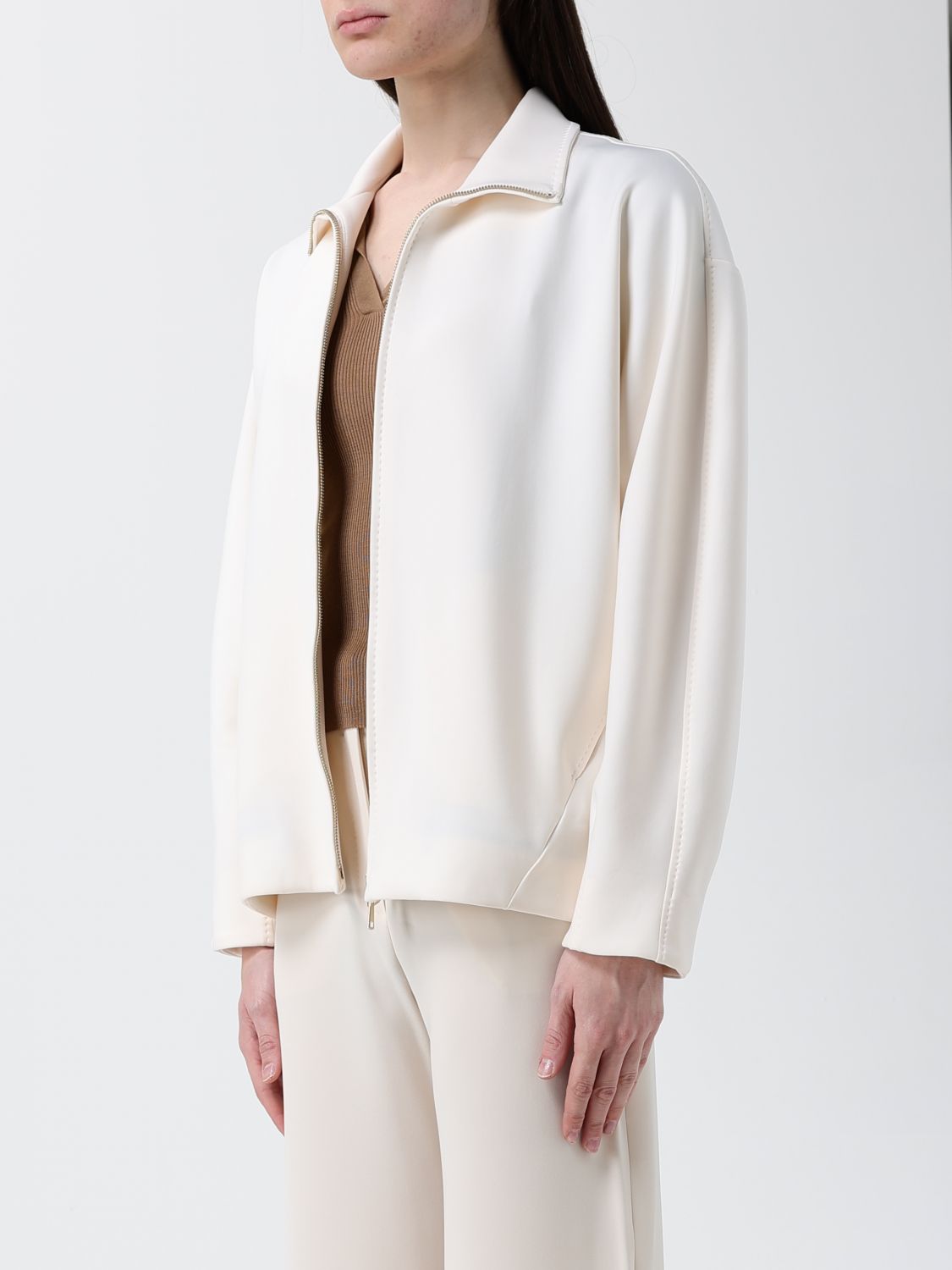 Max Mara Jacket Woman Ivory MAX MARA