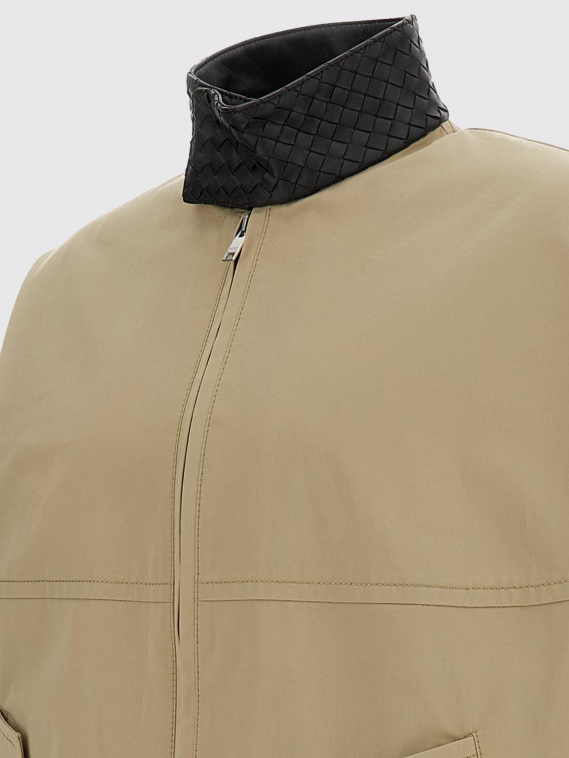 Cotton Jacket With Intrecciato Collar Bottega Veneta BOTTEGA VENETA