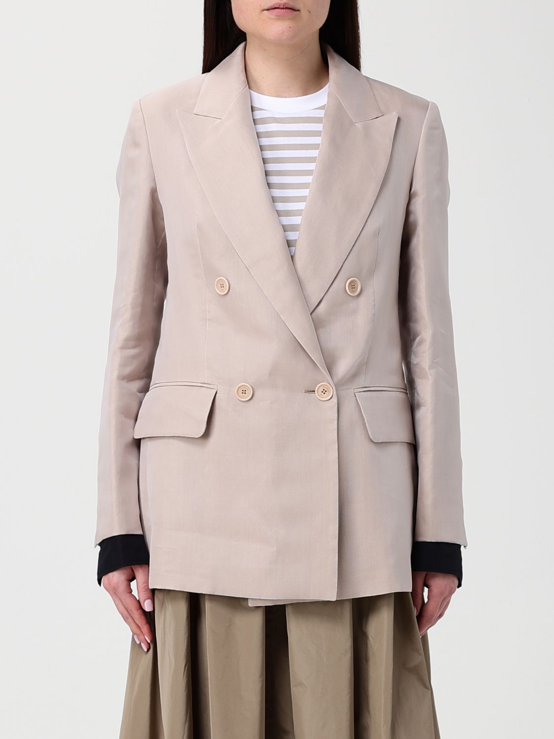 Max Mara Jacket Woman Brown MAX MARA