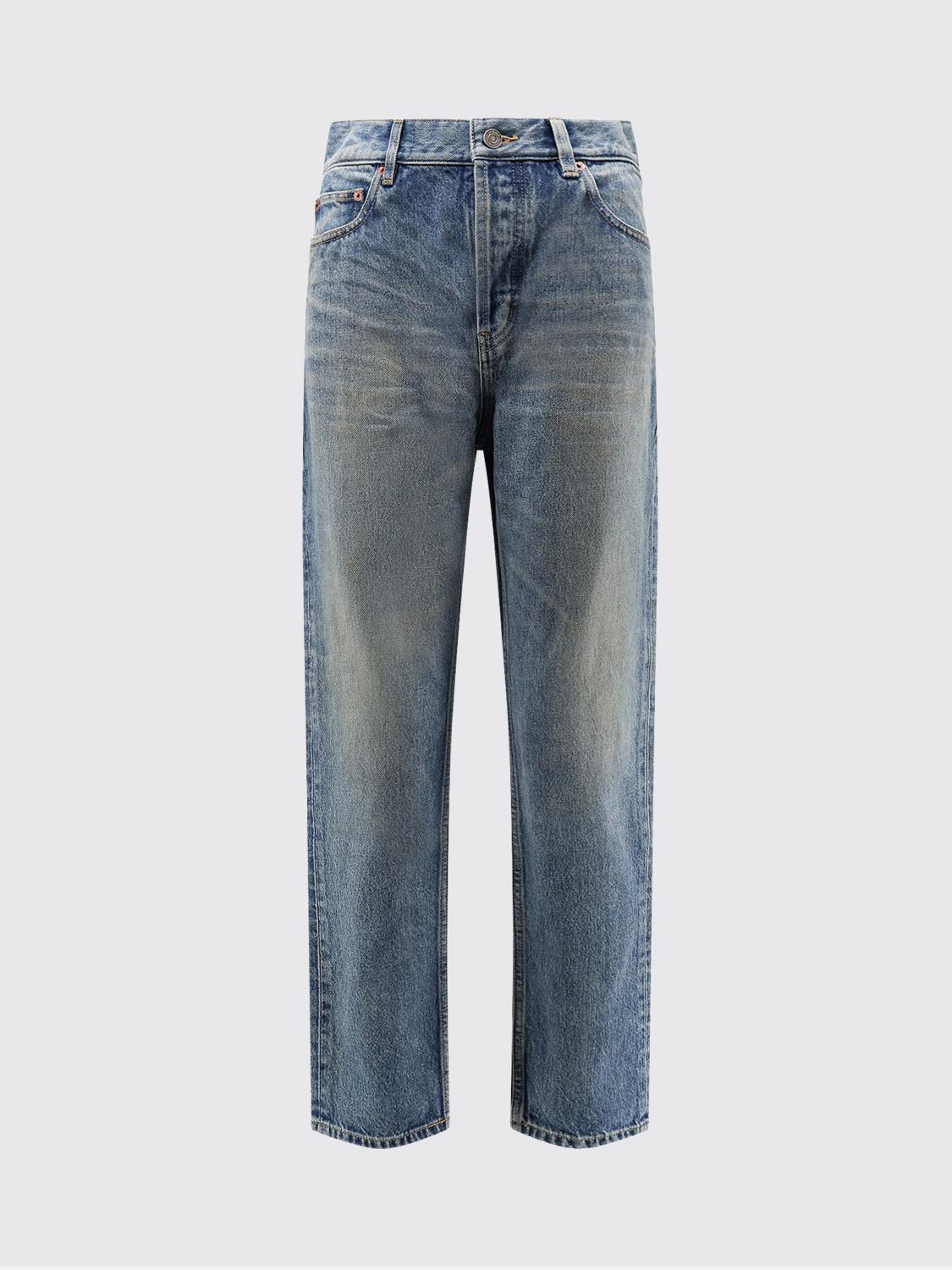 Saint Laurent Jeans Woman Blue SAINT LAURENT