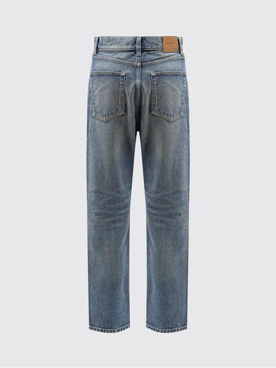 Saint Laurent Jeans Woman Blue SAINT LAURENT