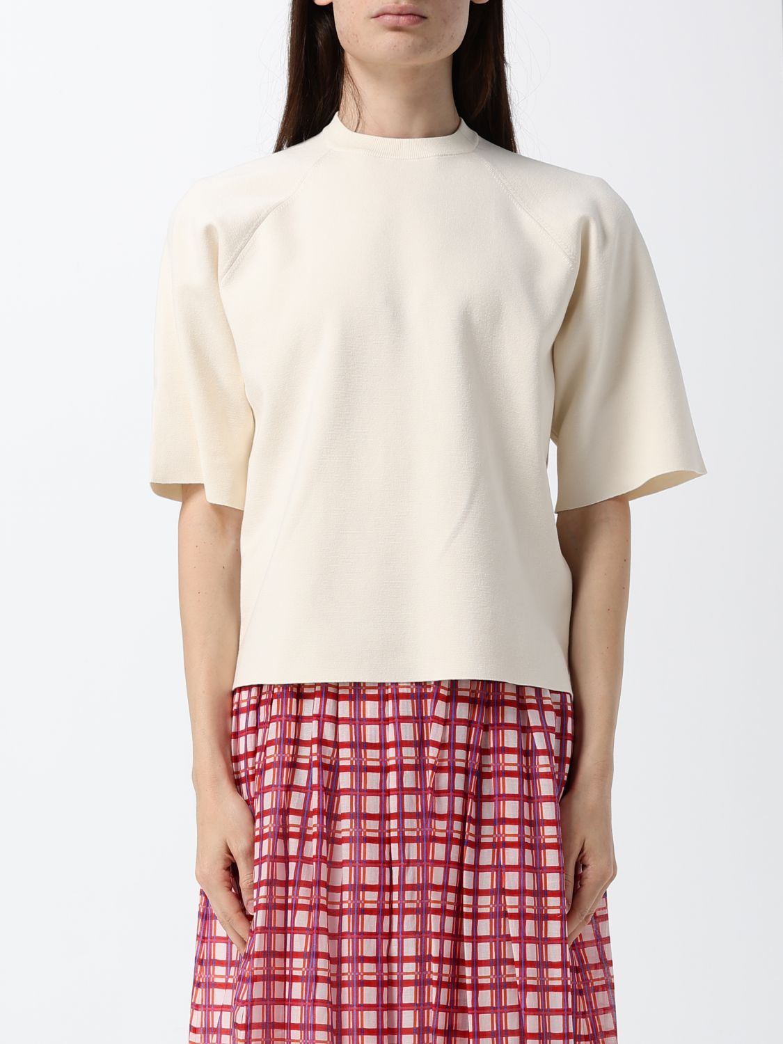 Max Mara Studio Sweater Woman White MAX MARA STUDIO