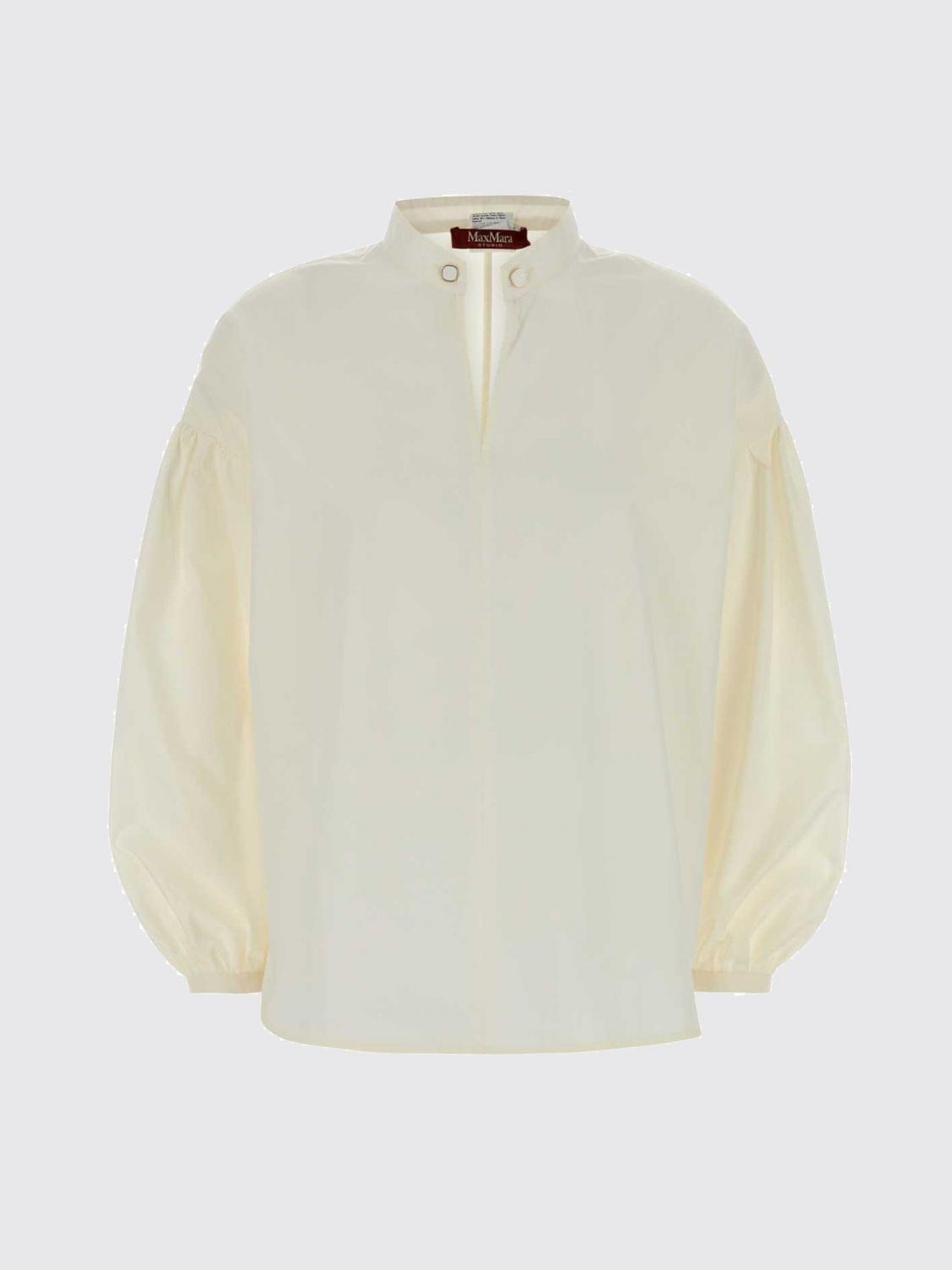Max Mara Studio Shirt Woman White MAX MARA STUDIO