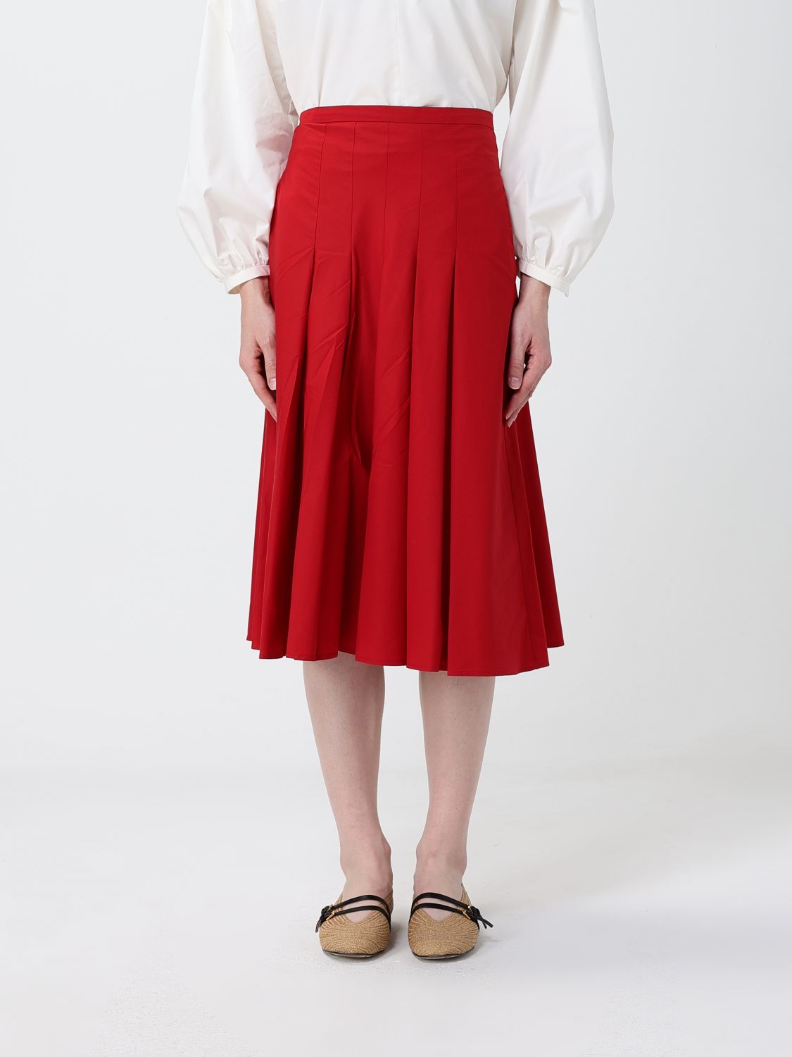 Max Mara Studio Skirt Woman Red MAX MARA STUDIO