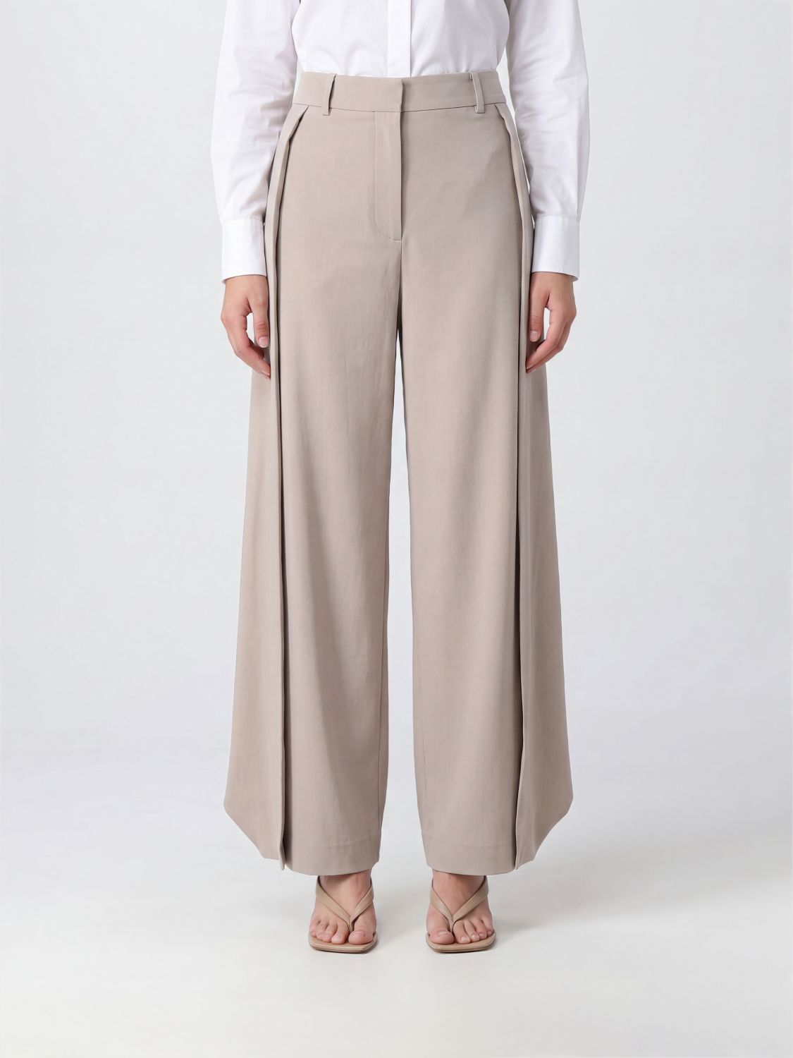 Loewe Pants Woman Grey LOEWE