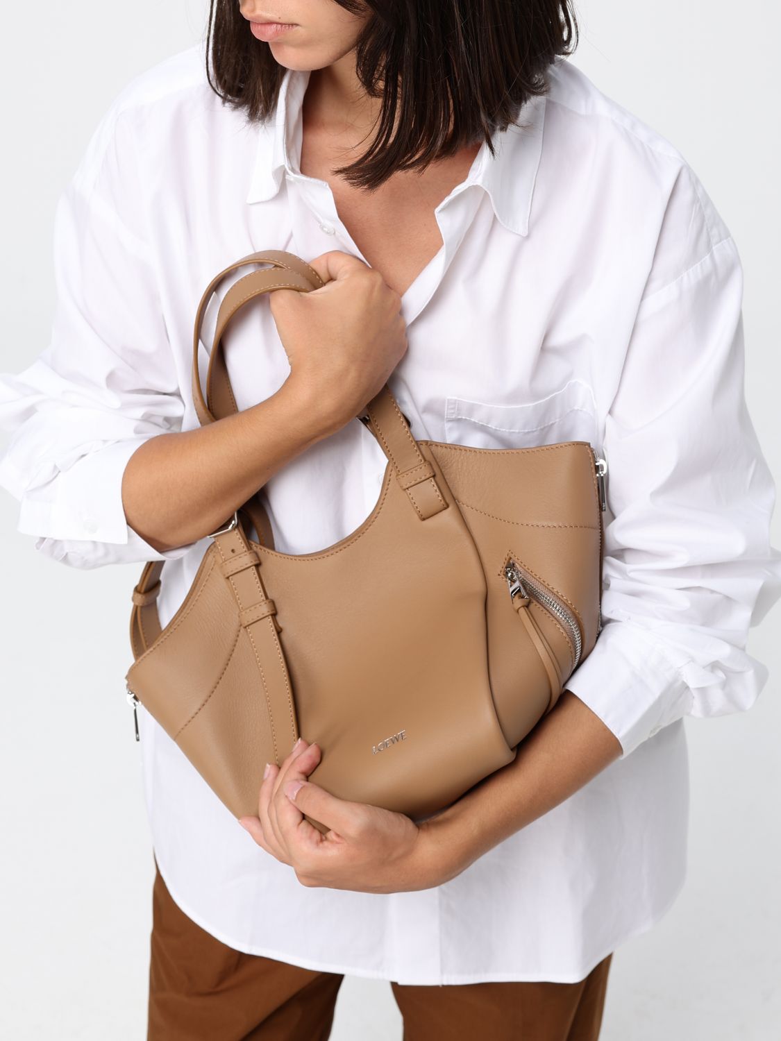 Loewe Shoulder Bag Woman Brown LOEWE