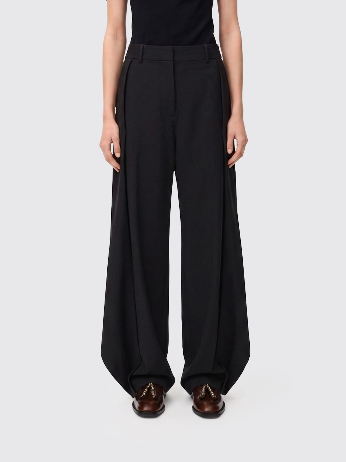 Loewe Pants Woman Black LOEWE