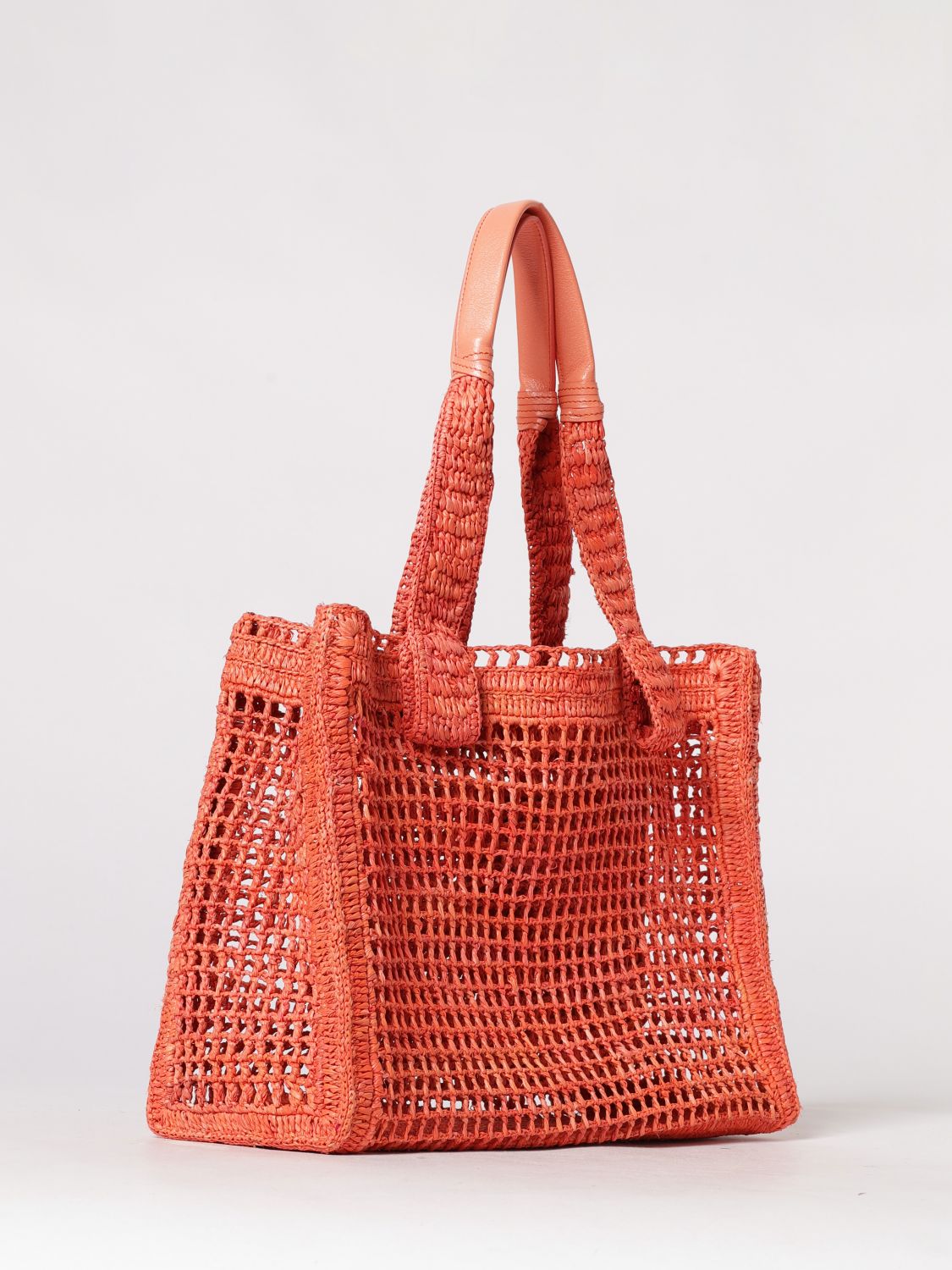 Chloé Women East-West Summer Banana Raffia Tote Bag CHLOE
