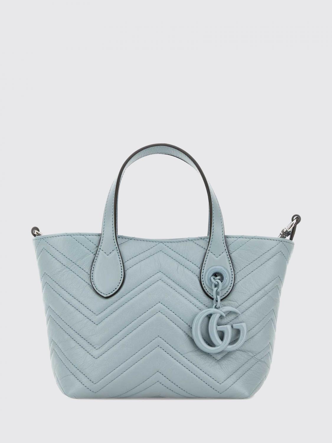 Gucci Mini Bag Woman Gnawed Blue GUCCI