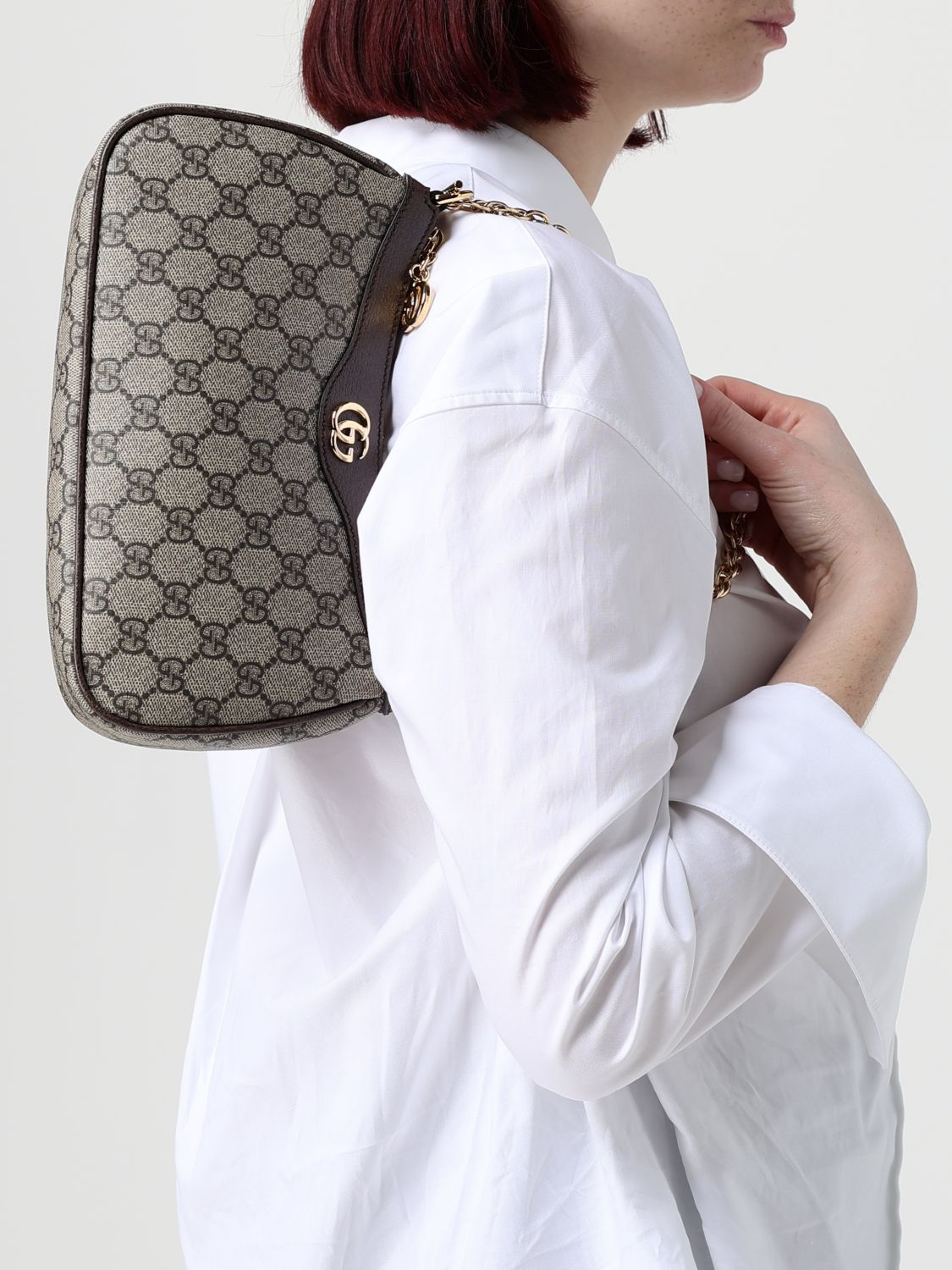 Gucci Shoulder Bag Woman Brown GUCCI