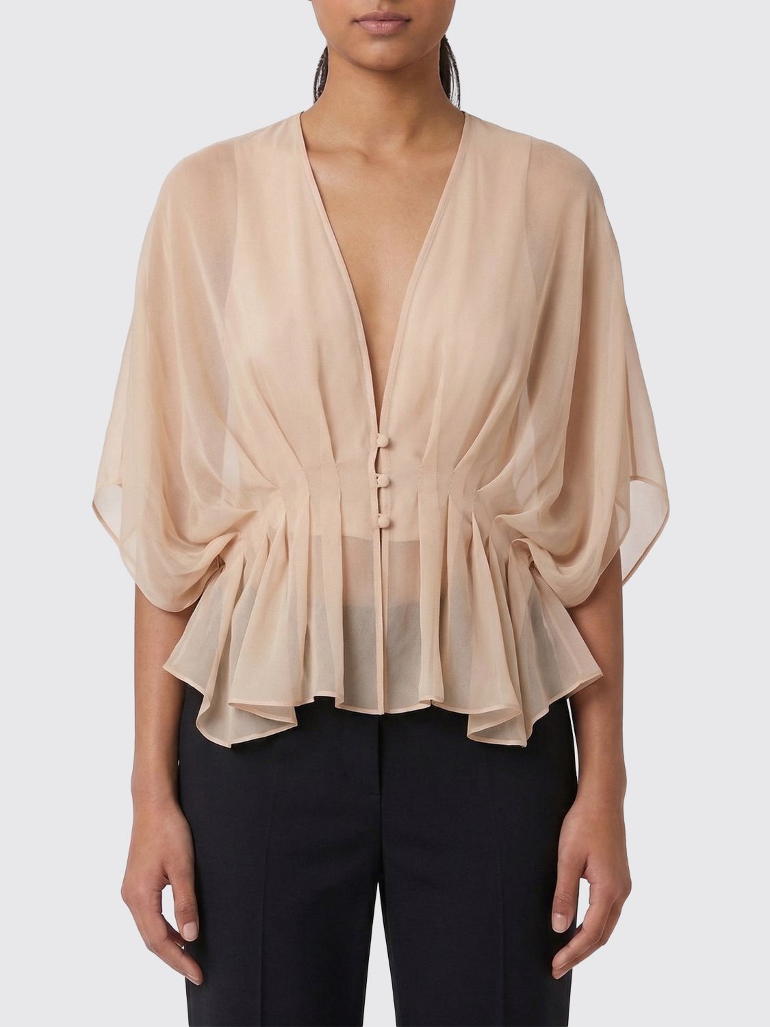 Max Mara Top Woman Beige MAX MARA