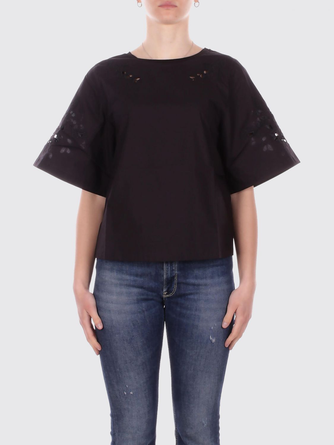 Weekend Max Mara Top Woman Black WEEKEND MAX MARA