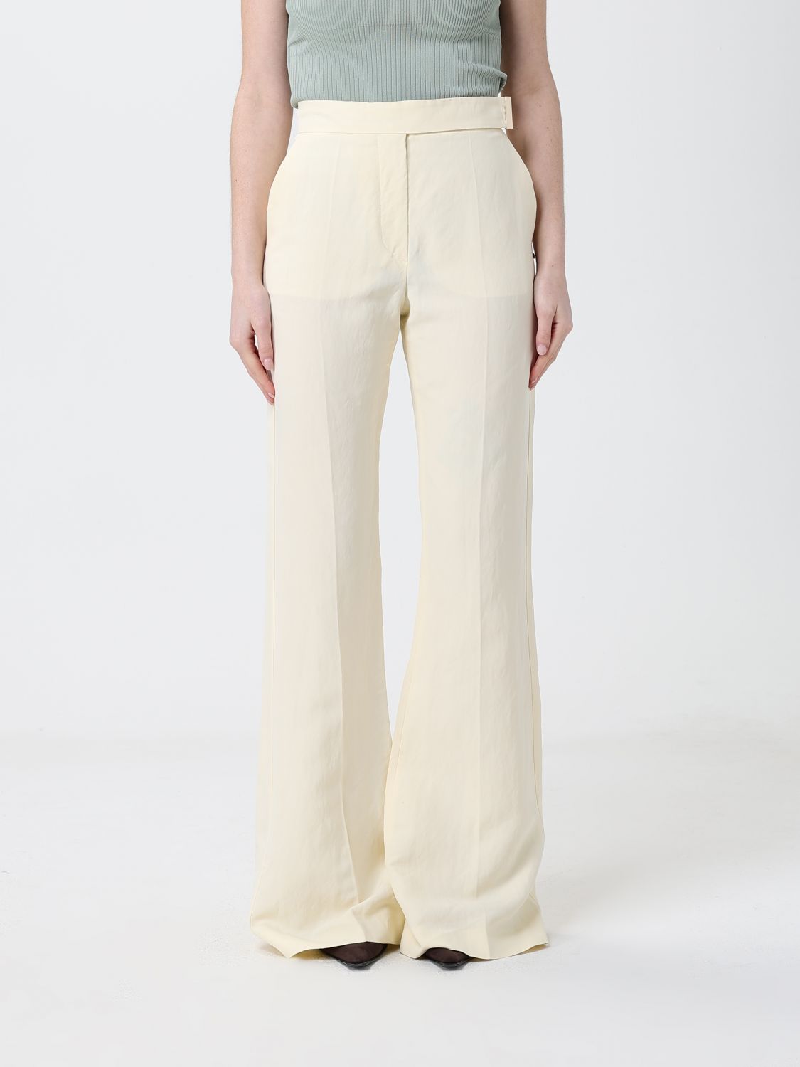 Max Mara Pants Woman Champagne MAX MARA