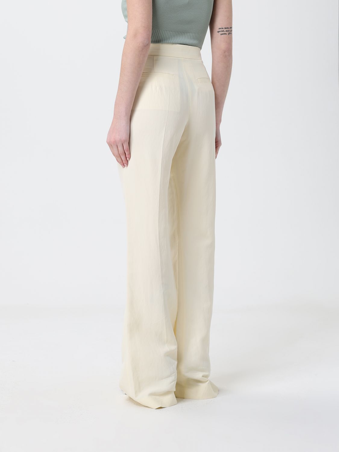 Max Mara Pants Woman Champagne MAX MARA