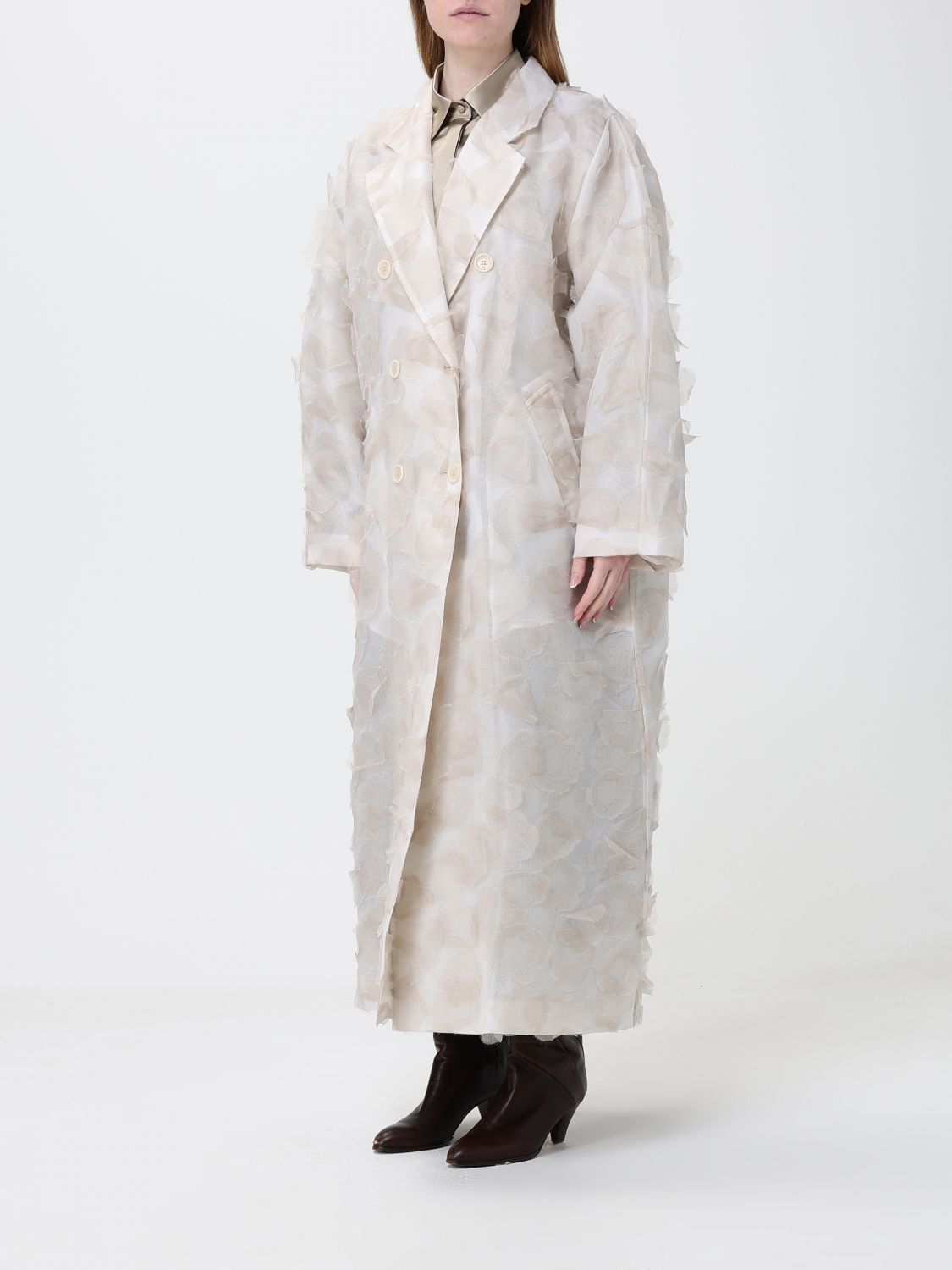 Max Mara Coat Woman White MAX MARA
