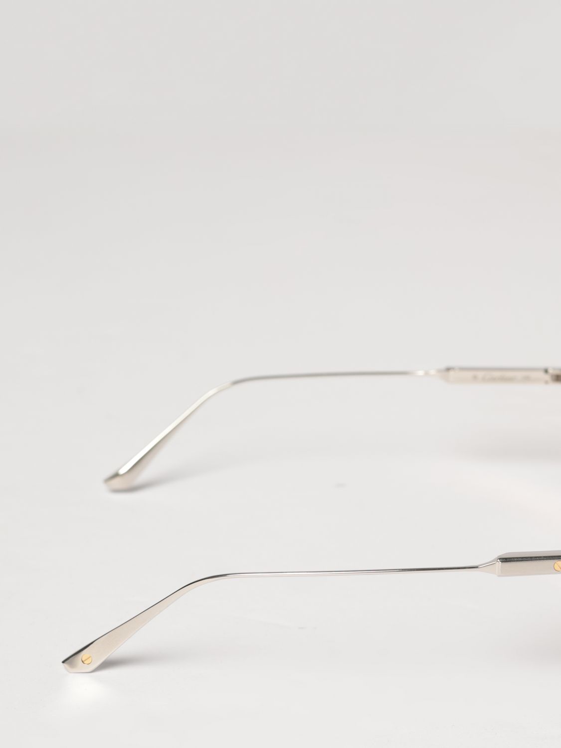 Cartier Sunglasses Men Silver CARTIER