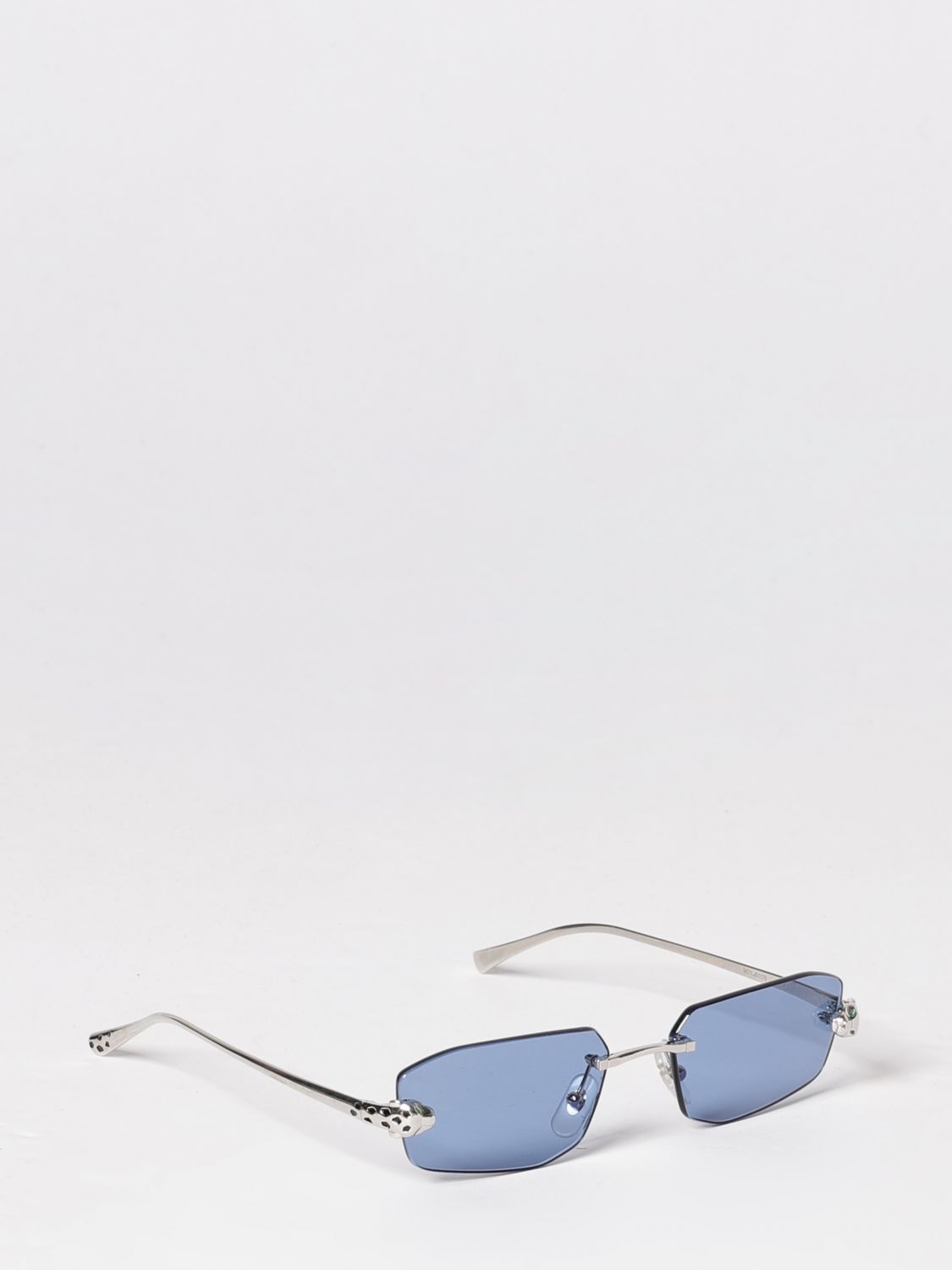 Cartier Sunglasses Men Silver CARTIER