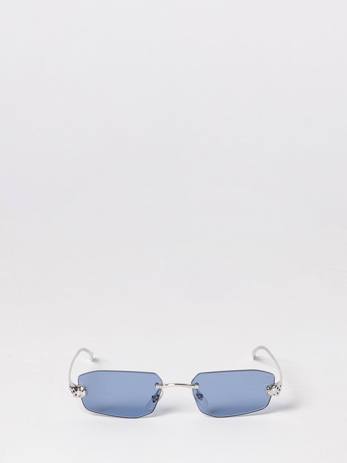 Cartier Sunglasses Men Silver CARTIER