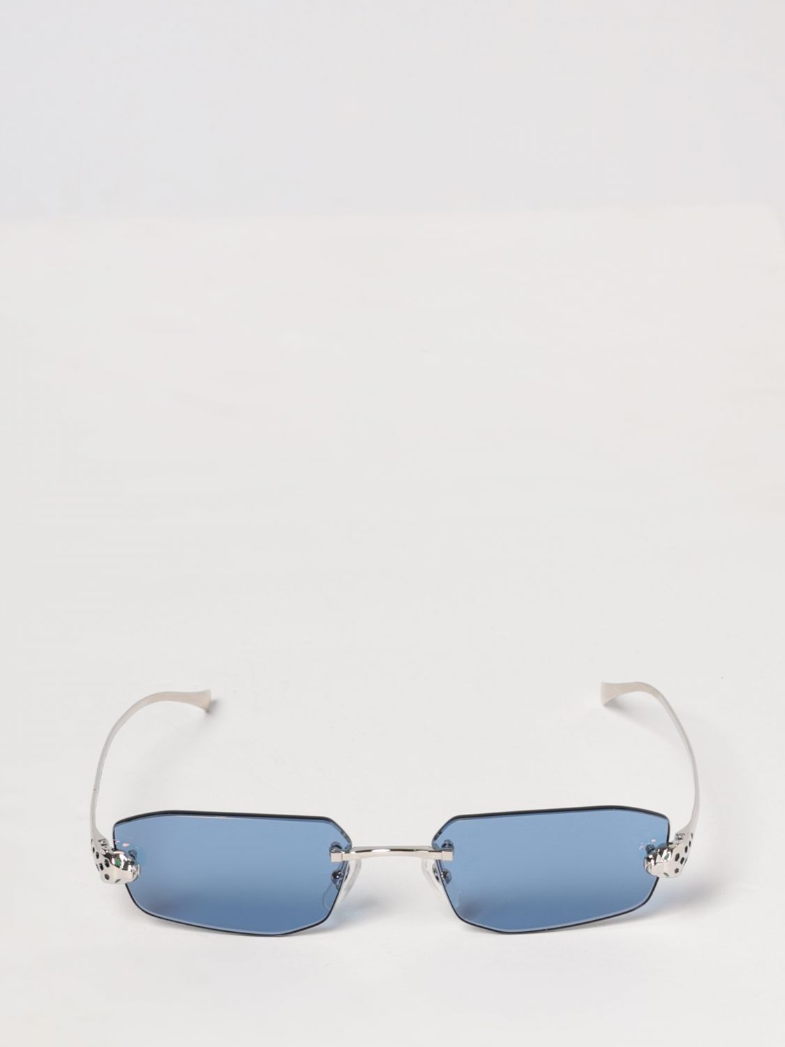 Cartier Sunglasses Men Silver CARTIER