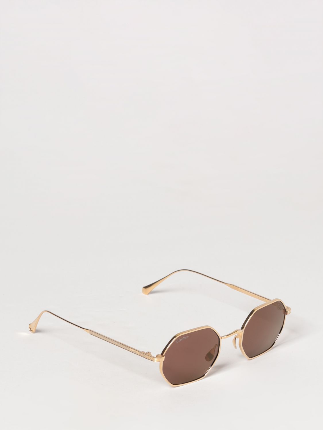 Cartier Sunglasses Men Brown CARTIER