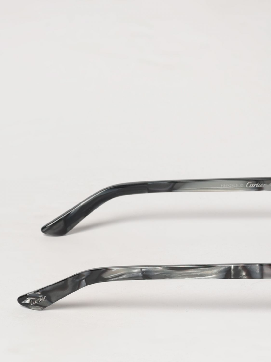 Cartier Sunglasses Men Silver CARTIER