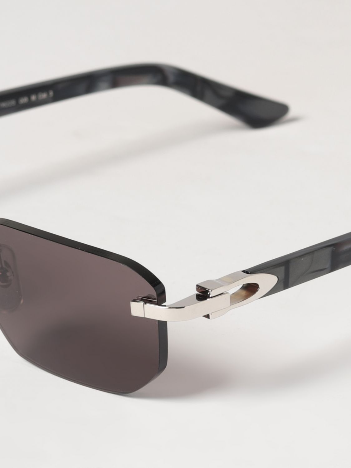Cartier Sunglasses Men Silver CARTIER