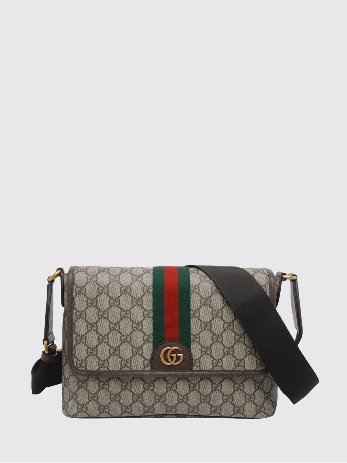 Gucci Shoulder Bag Men Beige GUCCI