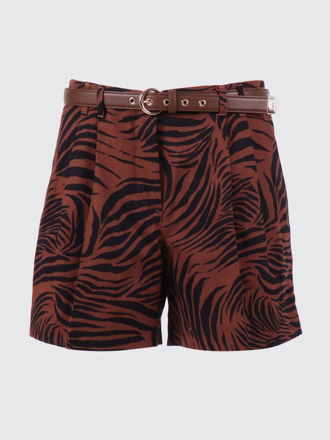 Max Mara Studio Shorts Woman Brown MAX MARA STUDIO