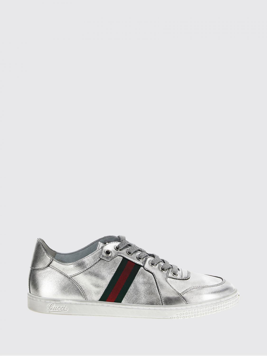 Gucci Sneakers Woman Silver GUCCI