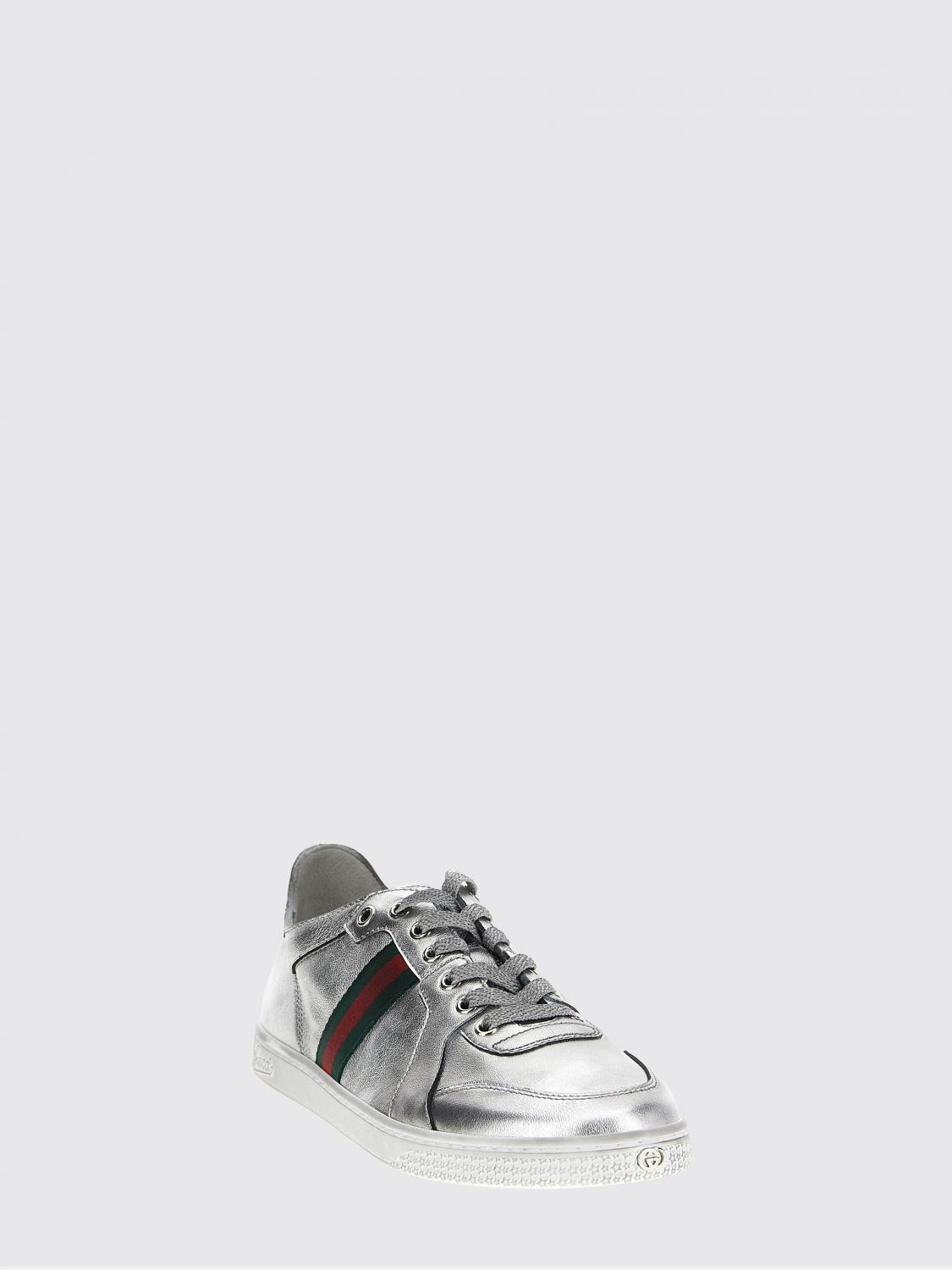 Gucci Sneakers Woman Silver GUCCI