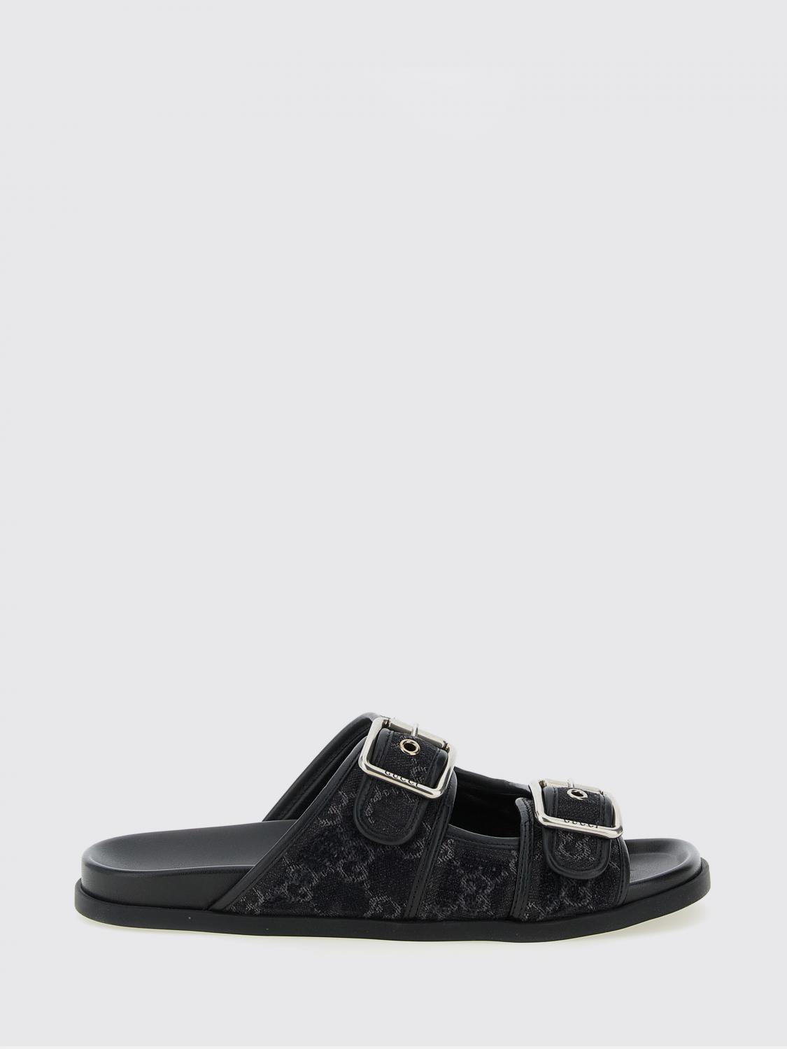 Gucci Sandals Men Black GUCCI