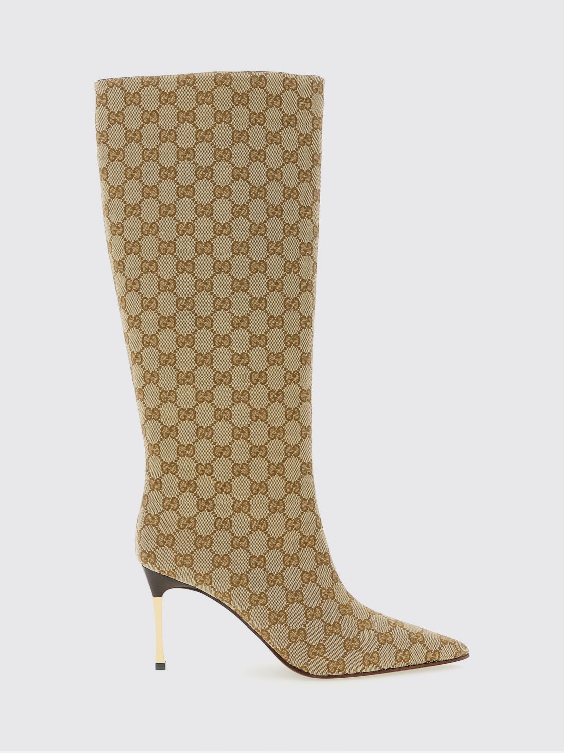 Gucci Boots Woman Beige GUCCI