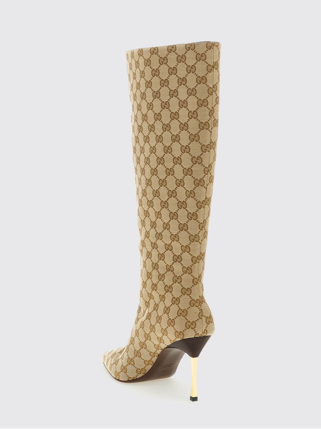 Gucci Boots Woman Beige GUCCI
