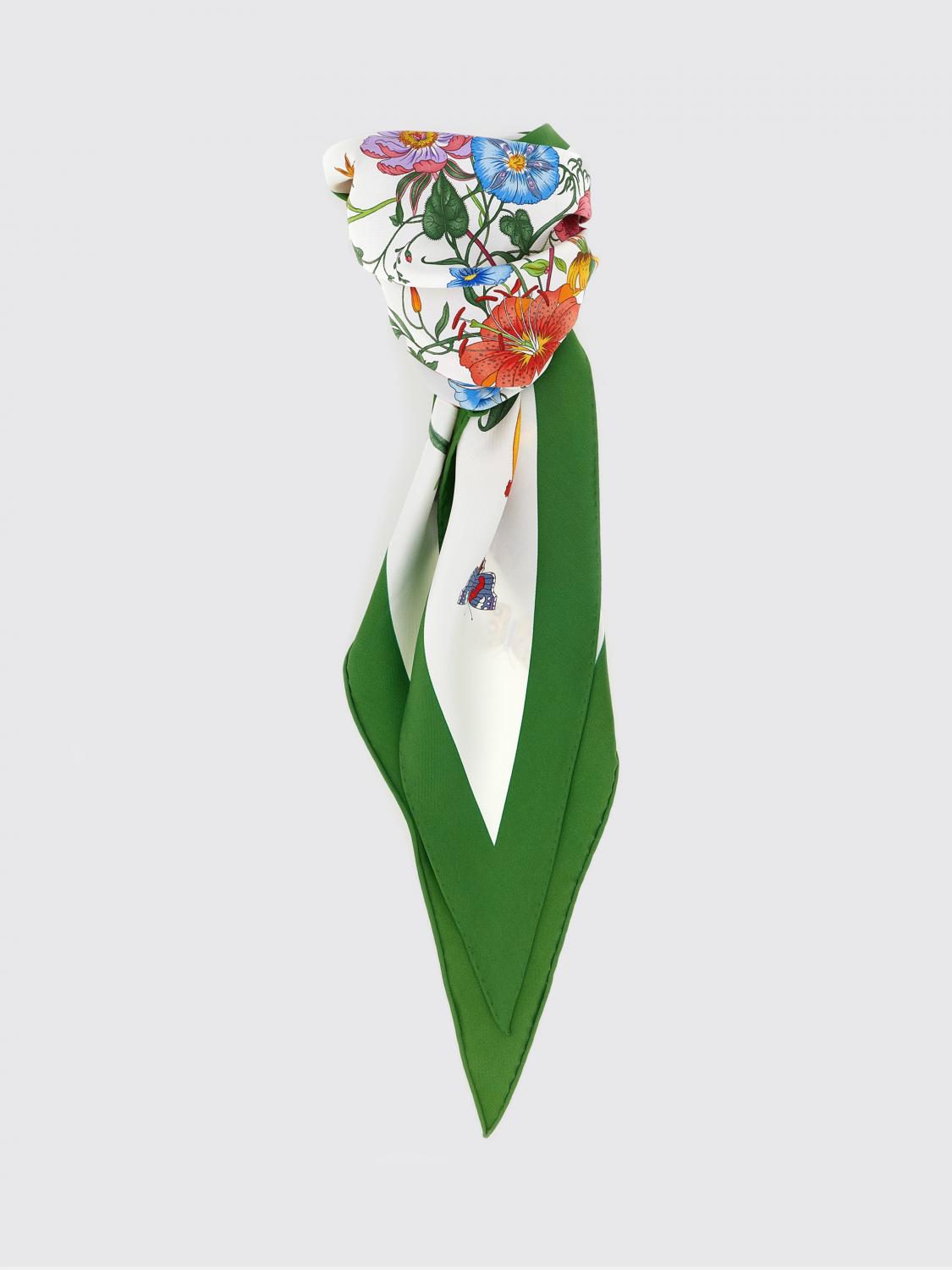 Gucci Neck Scarf Woman White GUCCI