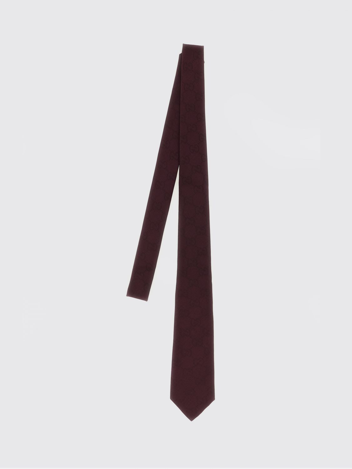 Gucci Tie Men Burgundy GUCCI