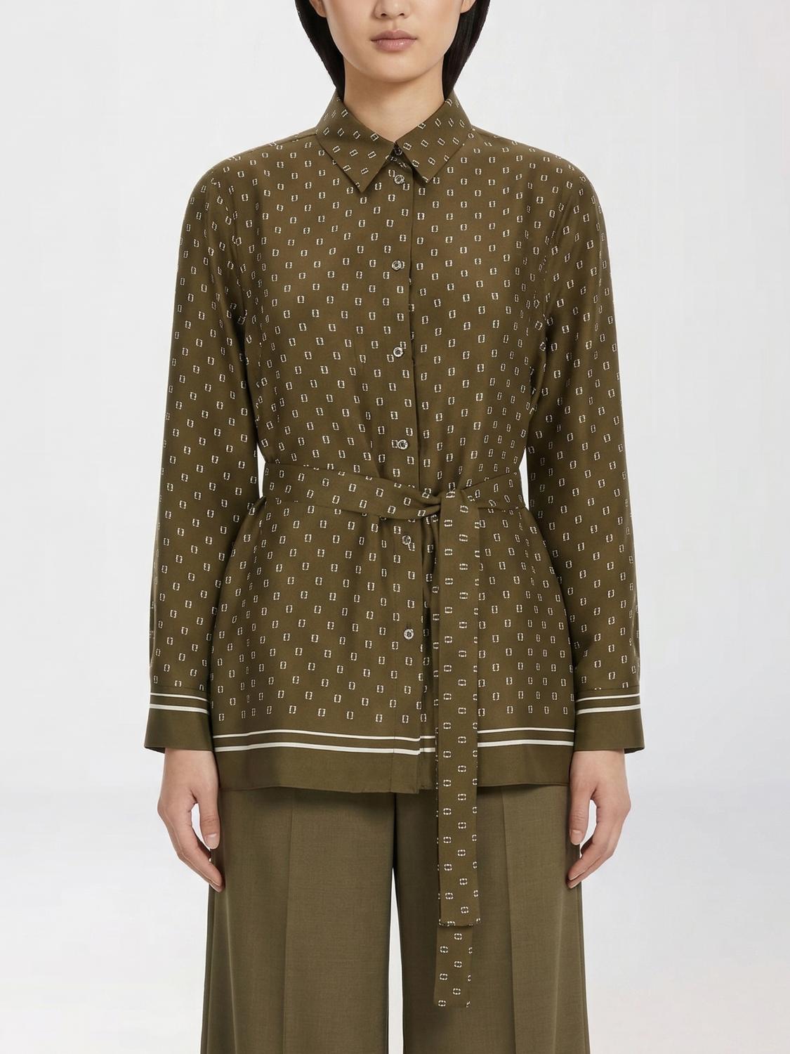 Max Mara Studio Shirt Woman Green MAX MARA STUDIO