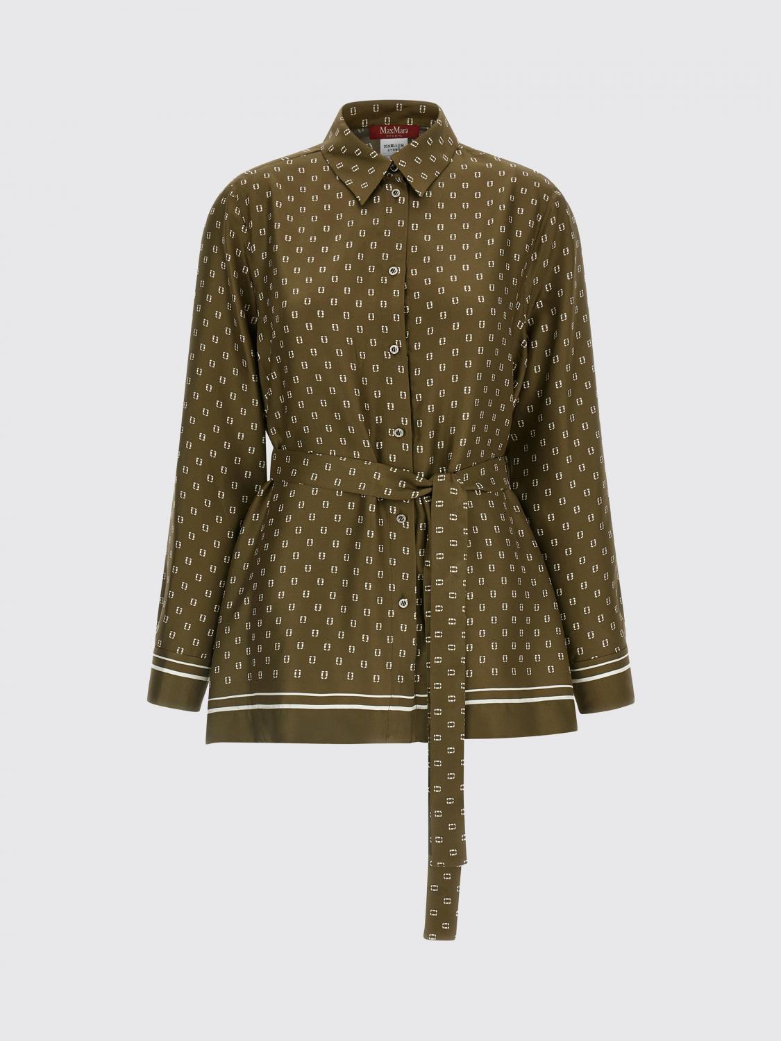 Max Mara Studio Shirt Woman Green MAX MARA STUDIO