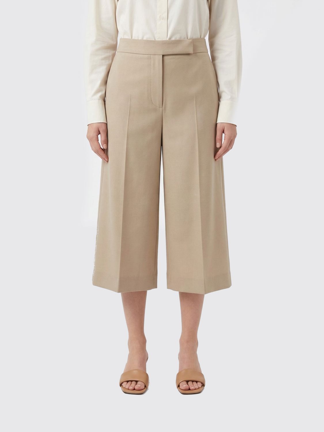 Max Mara Shorts Woman Brown MAX MARA