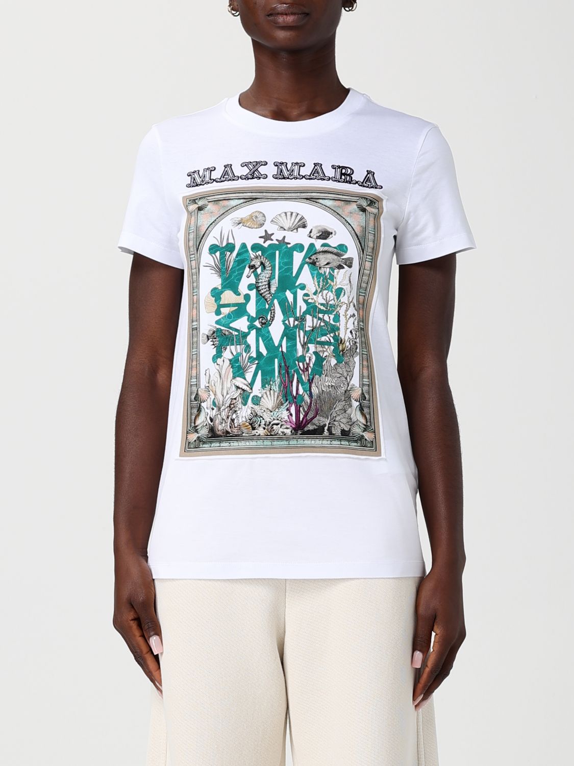 Max Mara T-Shirt Woman White MAX MARA