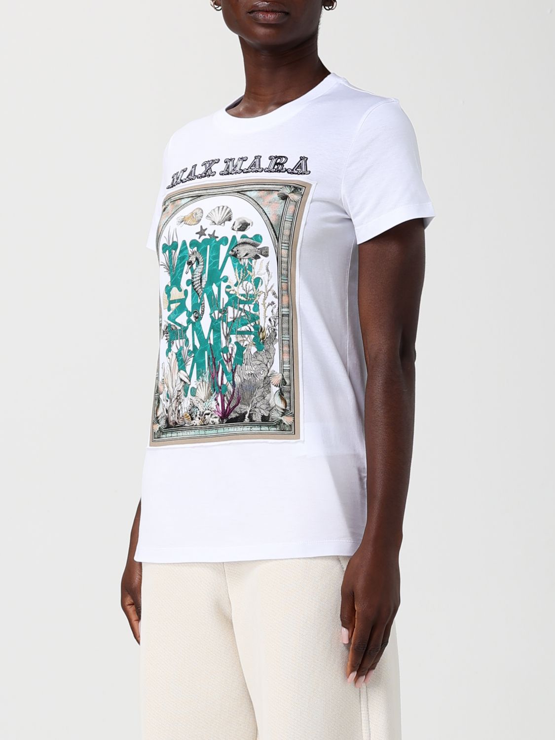 Max Mara T-Shirt Woman White MAX MARA