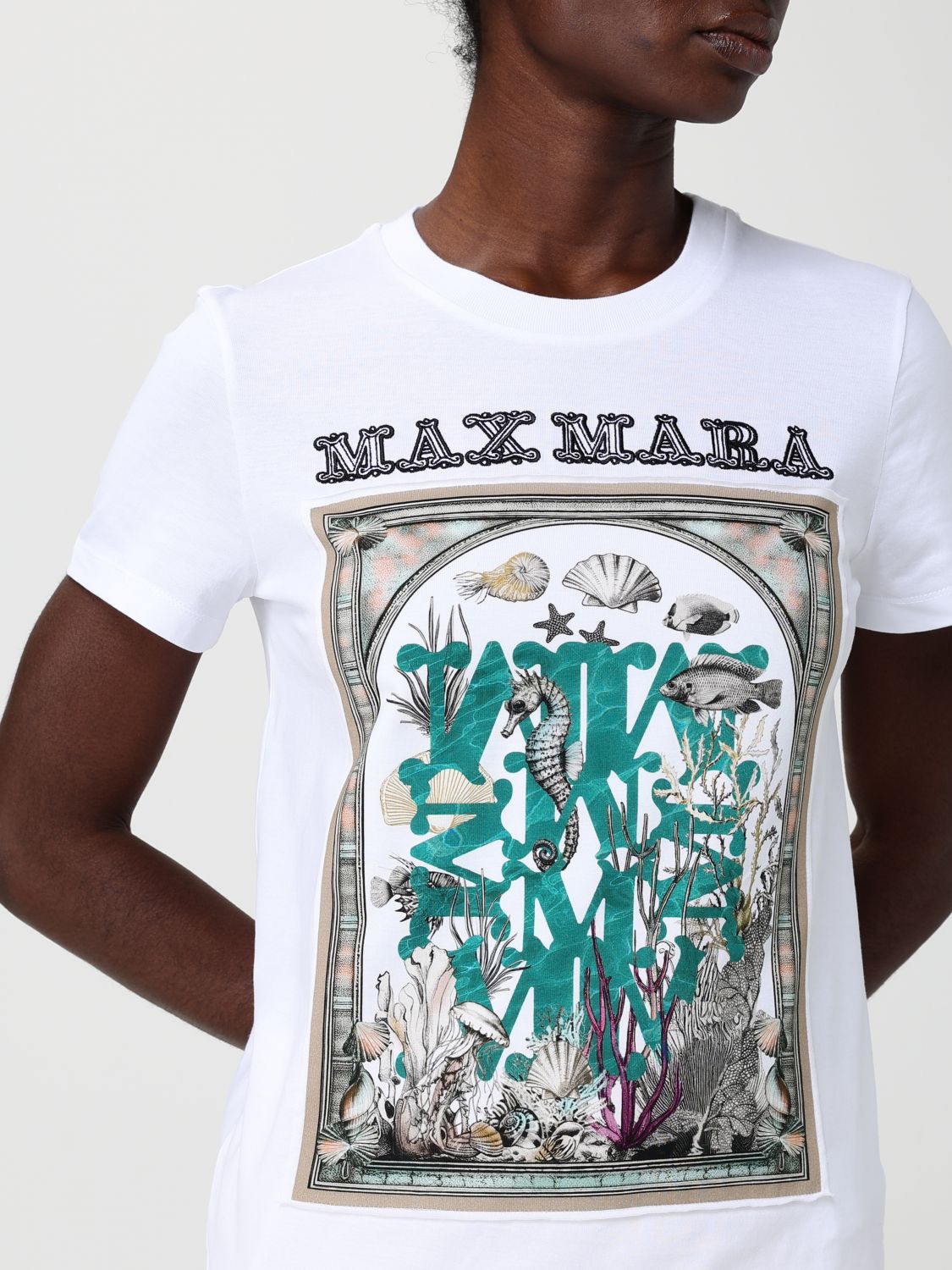 Max Mara T-Shirt Woman White MAX MARA