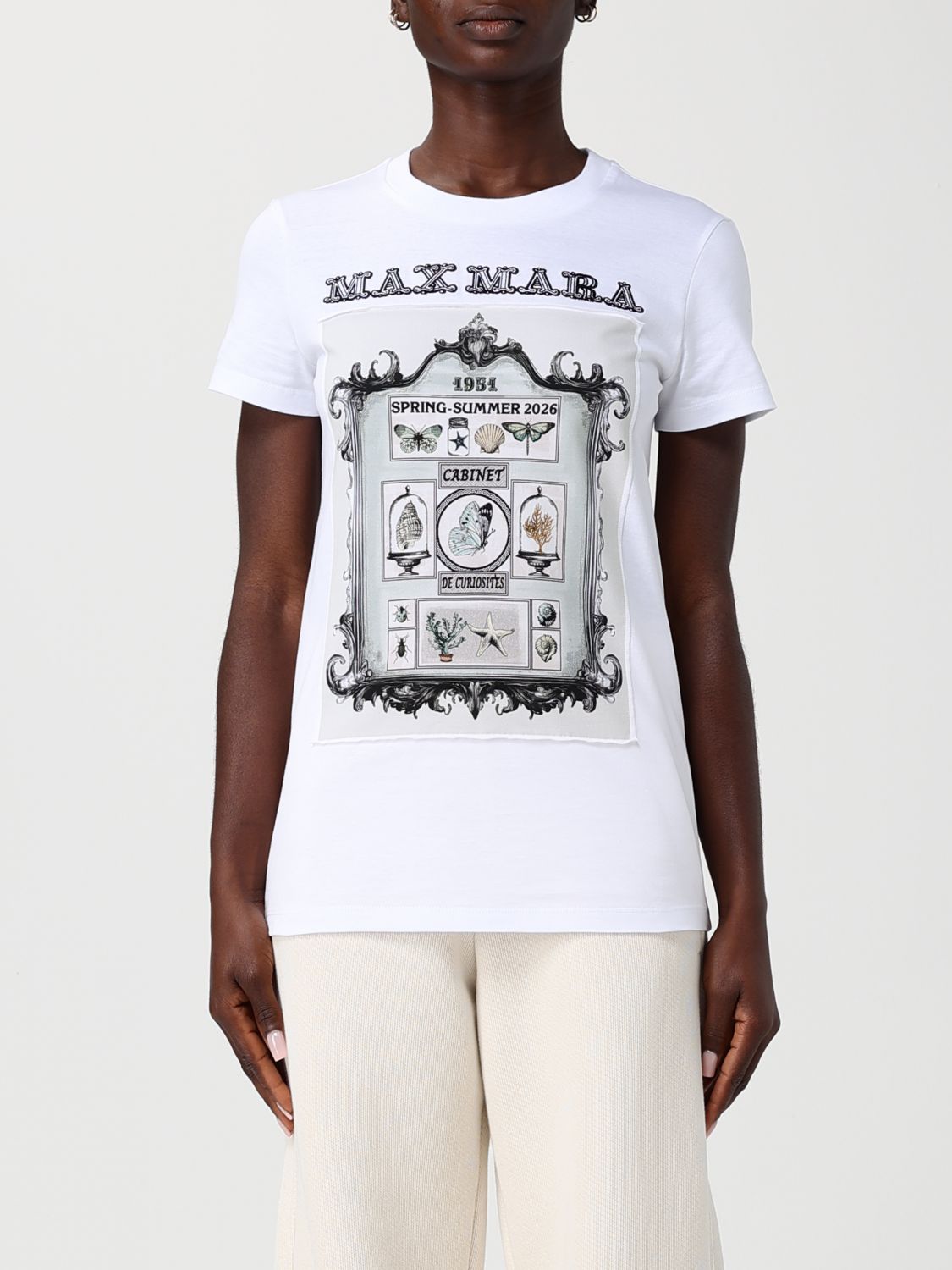 Max Mara T-Shirt Woman White 1 MAX MARA