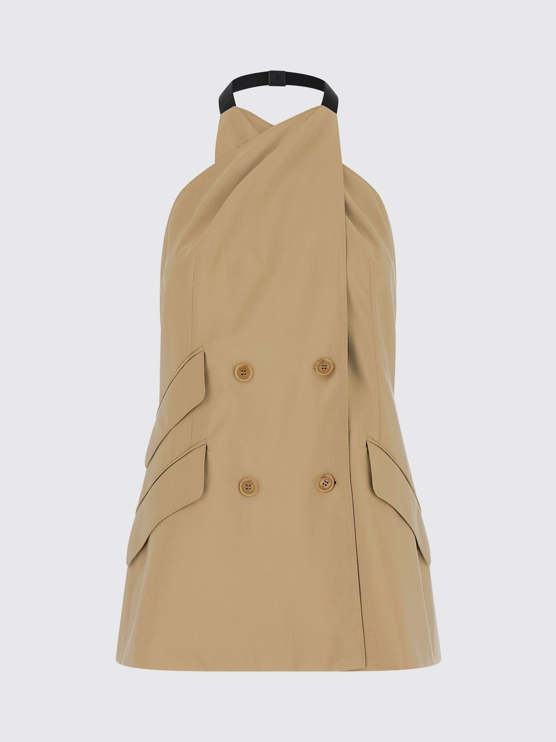 Max Mara Waistcoat Woman Brown MAX MARA