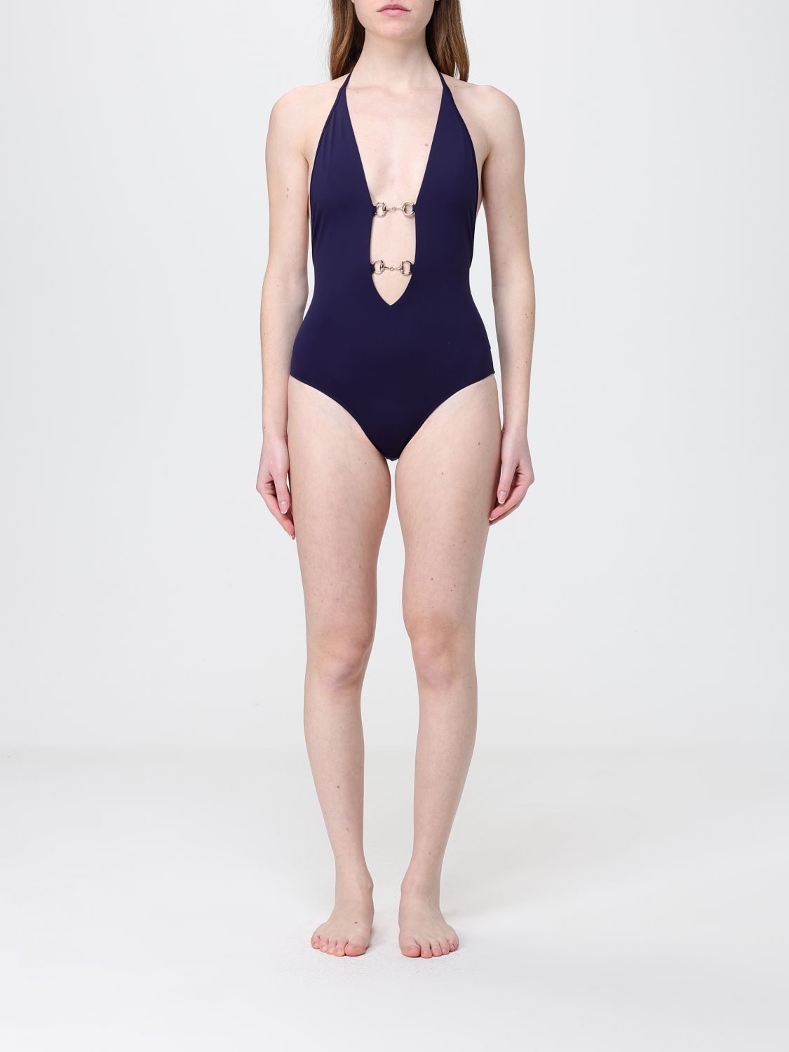 Gucci Swimsuit Woman Blue GUCCI