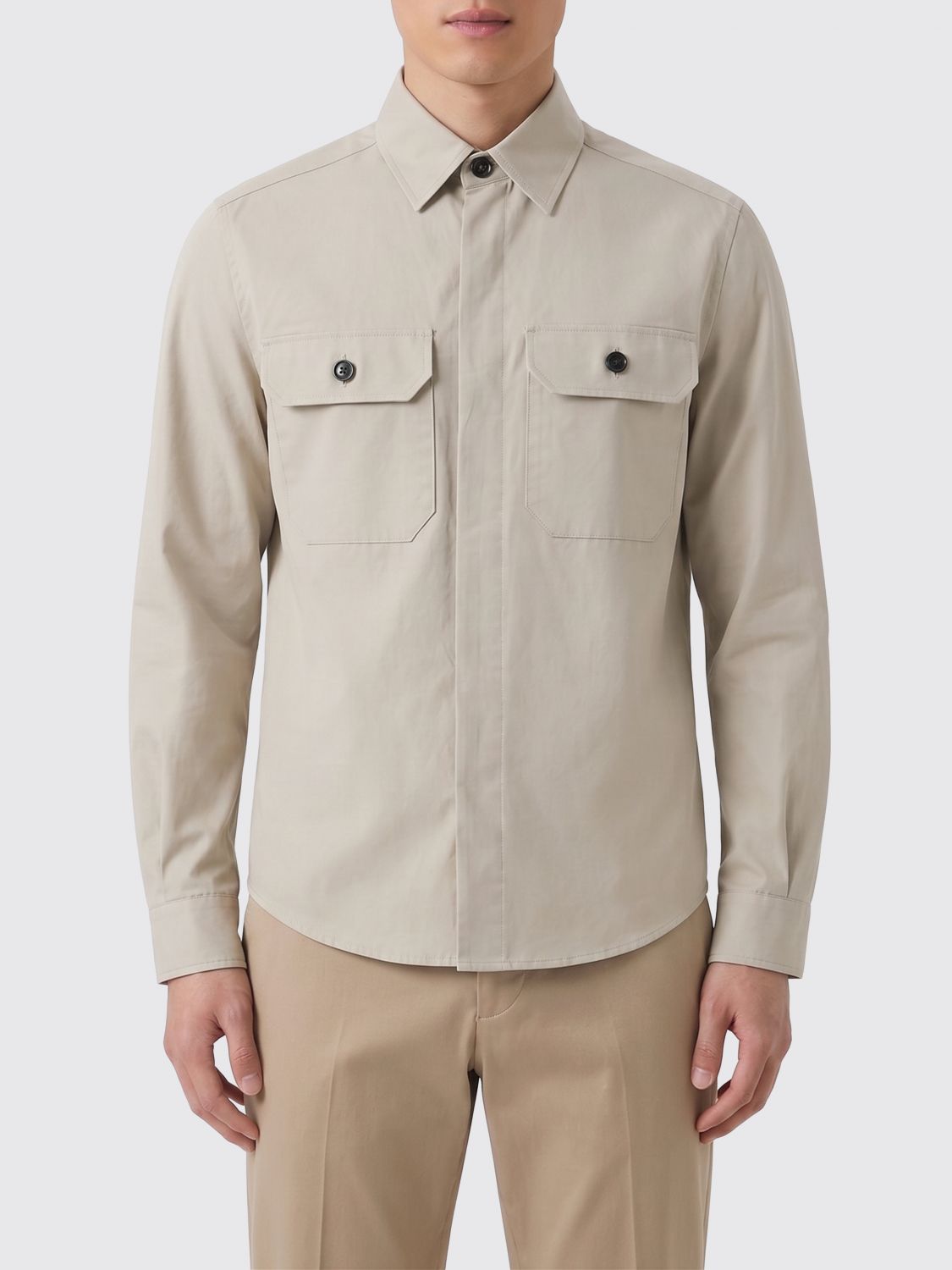 Zegna Shirt Men White ZEGNA
