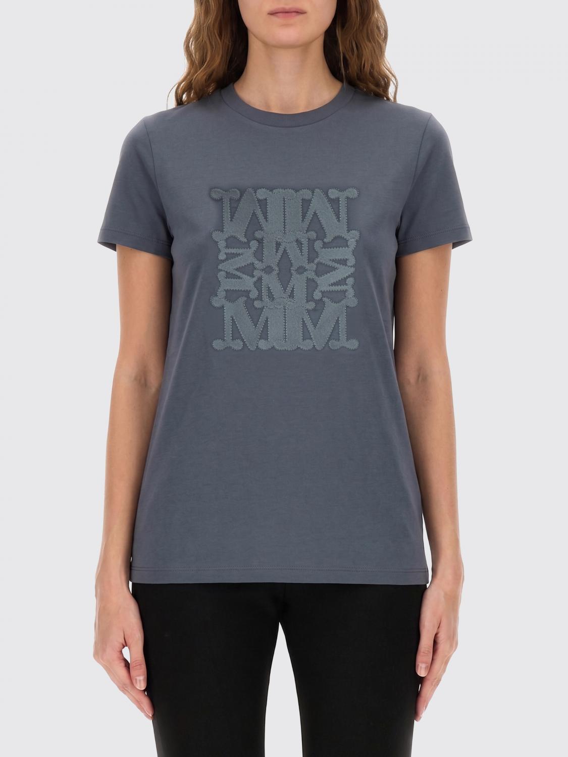 Max Mara T-Shirt Woman Grey MAX MARA