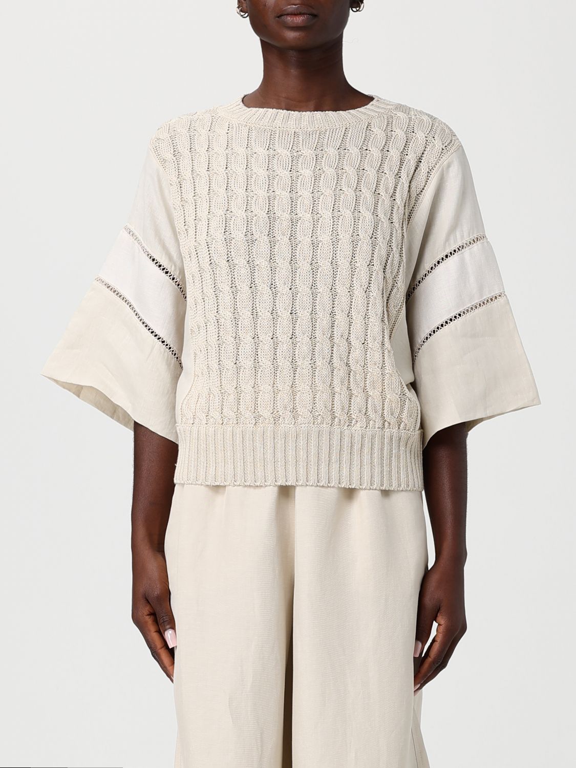 Max Mara Sweater Woman Beige MAX MARA