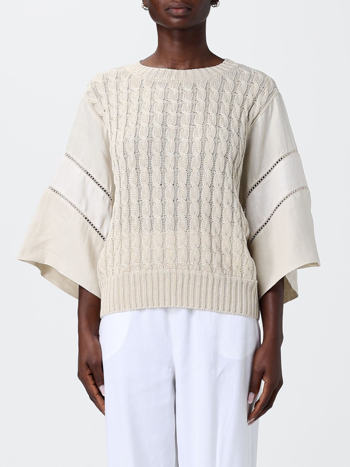 Max Mara Sweater Woman Cream MAX MARA